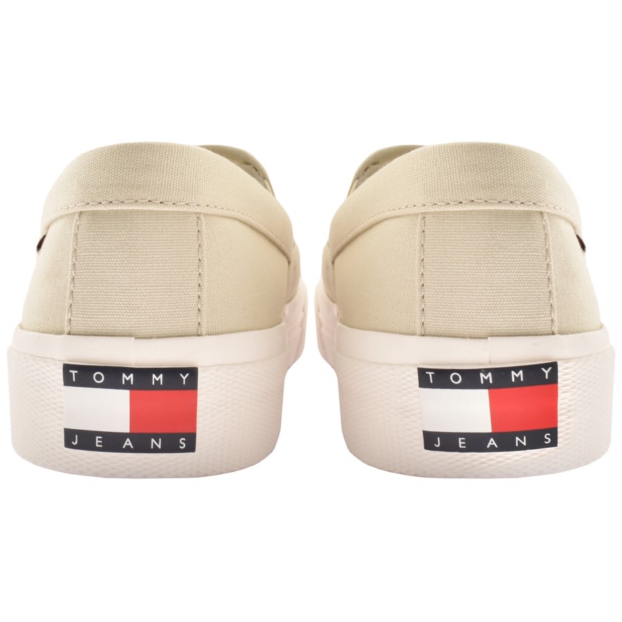 Tommy Jeans Slip on Canvas Trainers BeigeTommy Jeans Slip on Canvas Trainers Beige Male 9 43